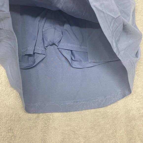 Eddie Bauer Skort Womens Small Blue Skirt Tennis Golf Casual Floral Pull On - Picture 4 of 8